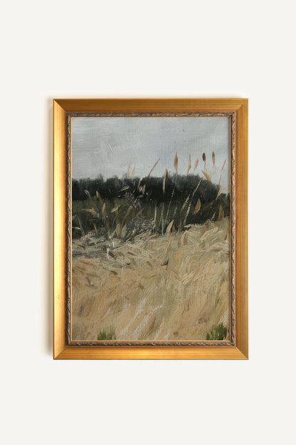 ROSEAUX DORÉS III, Oeuvre sur toile rigide, encadré Vintage Or