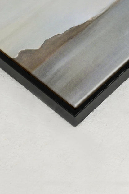 OLEKA CANVAS - BRISE, Oeuvre sur toile étirée, encadré Noir