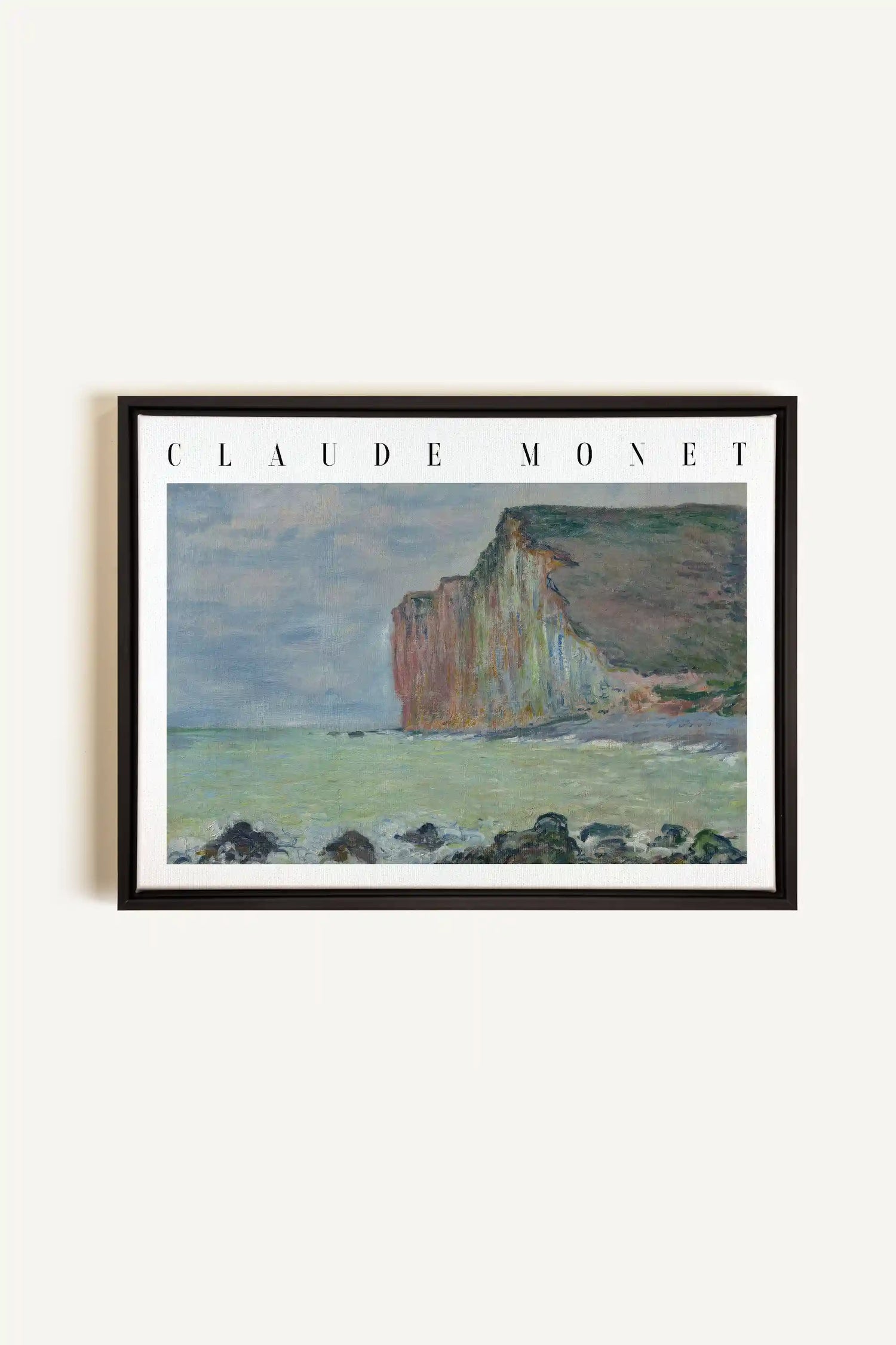 OPAL COAST, Work on stretched canvas, framed Black