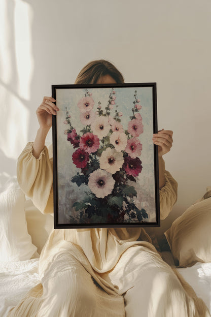 OLEKA CANVAS - ROSEWATER DREAM, Oeuvre sur toile étirée, encadré Naturel Clair