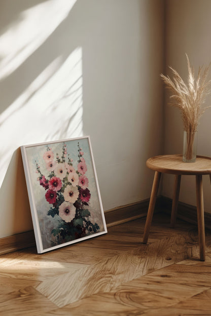 OLEKA CANVAS - ROSEWATER DREAM, Oeuvre sur toile étirée, encadré Blanc