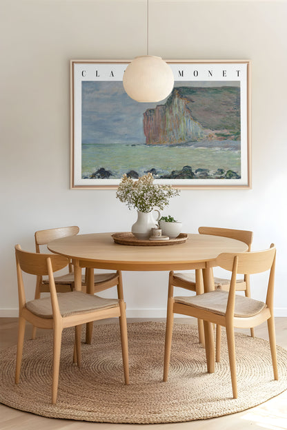 OPAL COAST, Oeuvre sur toile étirée, encadré Naturel Clair