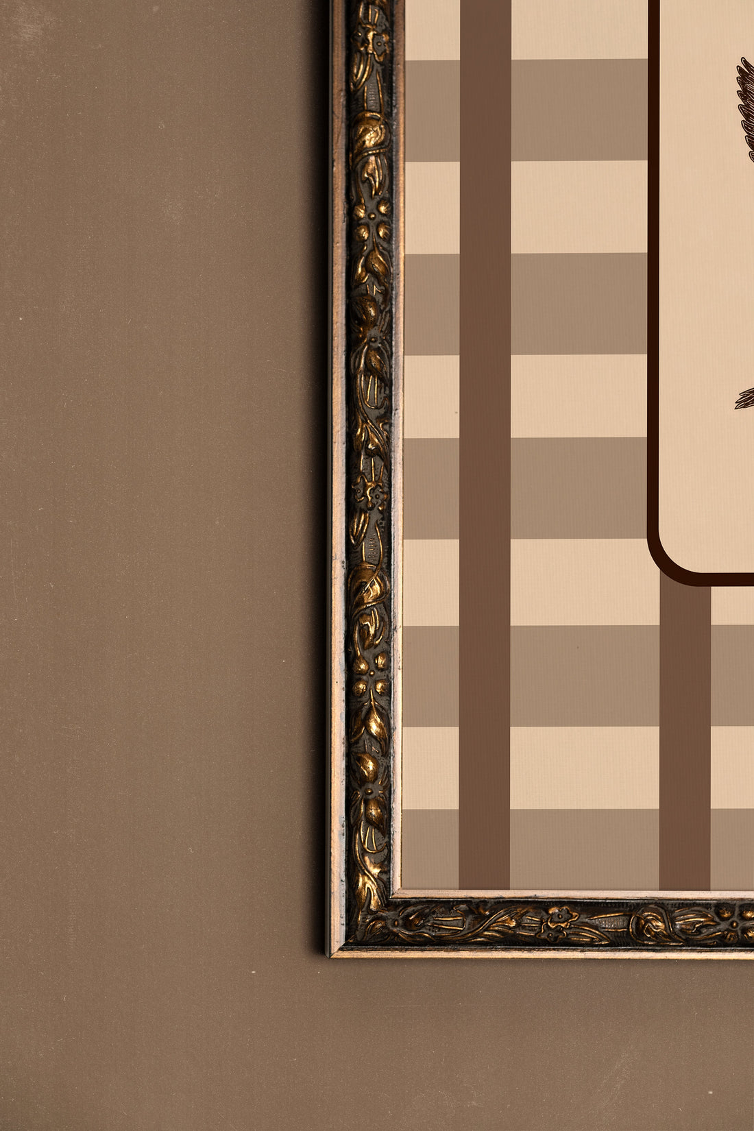 WINGS OF TIME, Oeuvre sur toile étirée, encadré Vintage Bronze