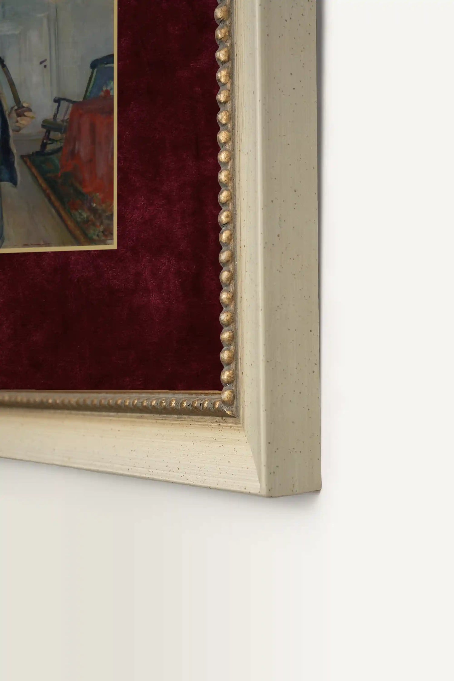 VELVET ATELIER, Work on canvas, framed signature Atelier Dansereau