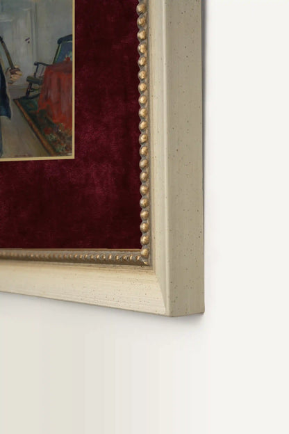 VELVET ATELIER, Work on canvas, framed signature Atelier Dansereau