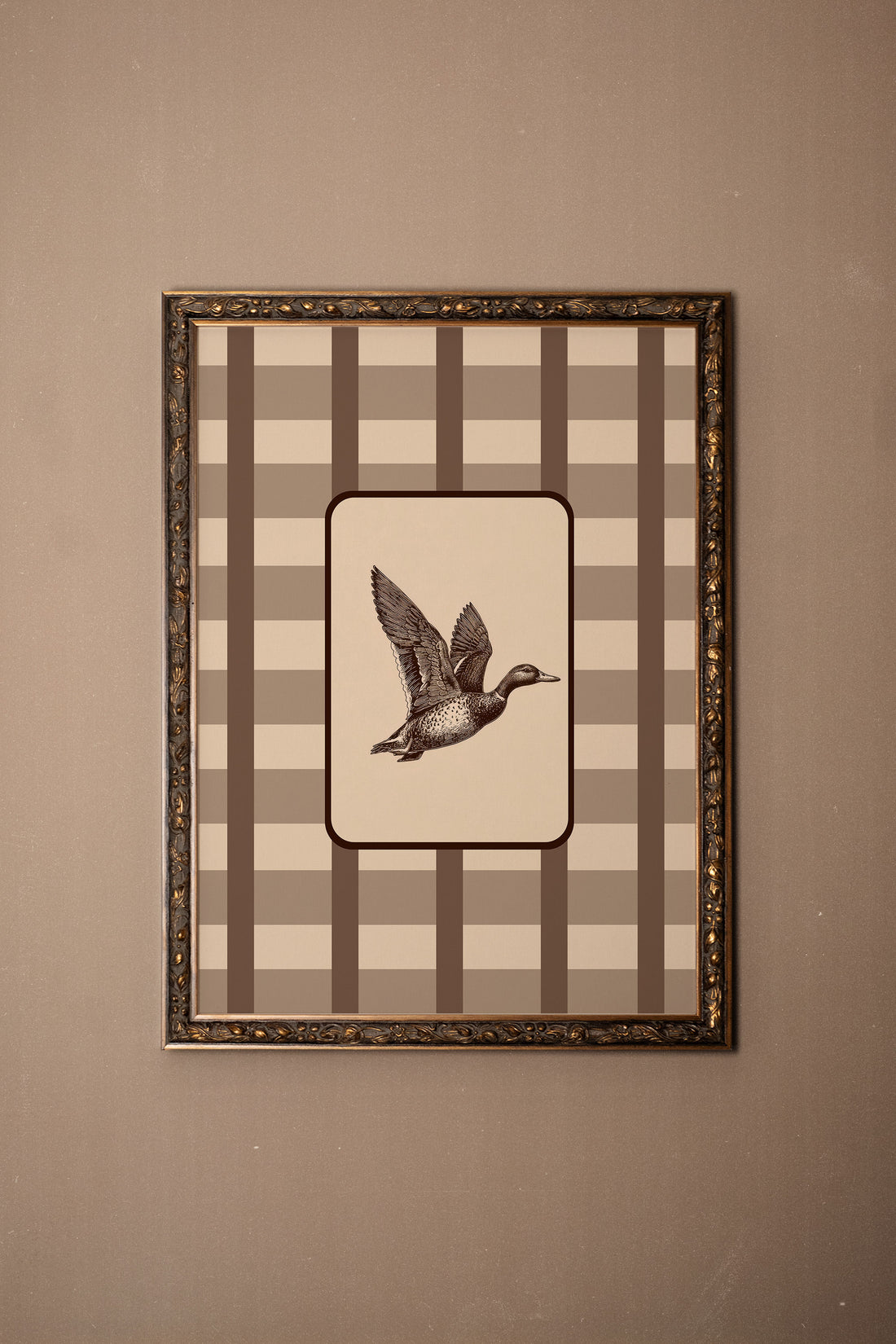 WINGS OF TIME, Oeuvre sur toile étirée, encadré Vintage Bronze