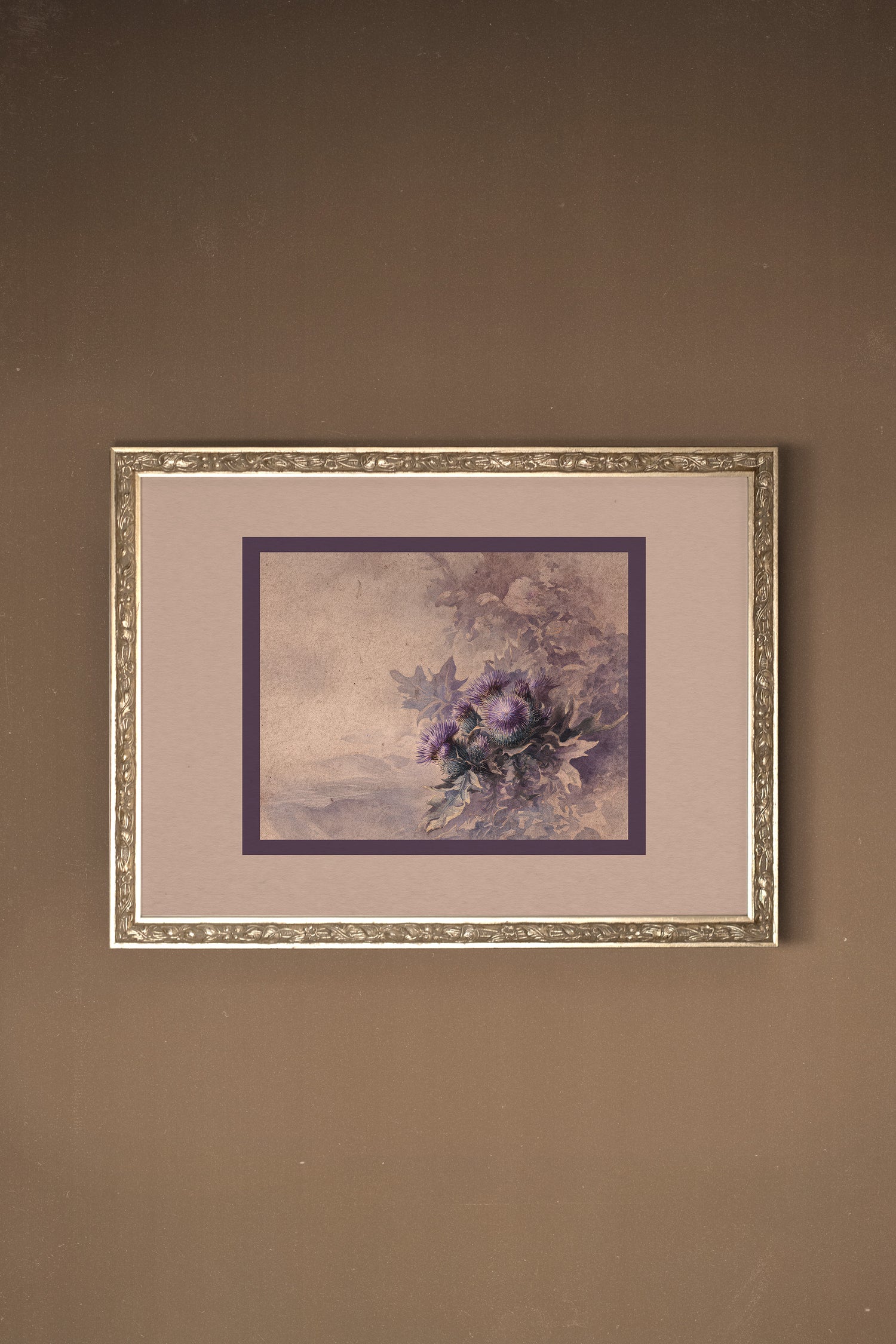 WILD VELVET, Oeuvre sur toile rigide, encadré Vintage Argent