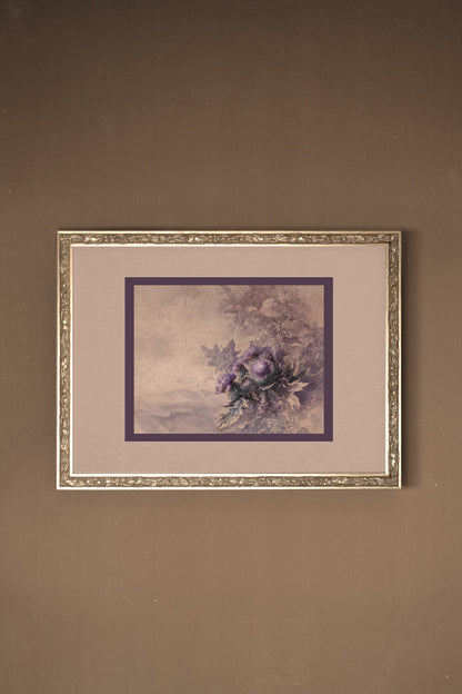 WILD VELVET, Oeuvre sur toile rigide, encadré Vintage Argent