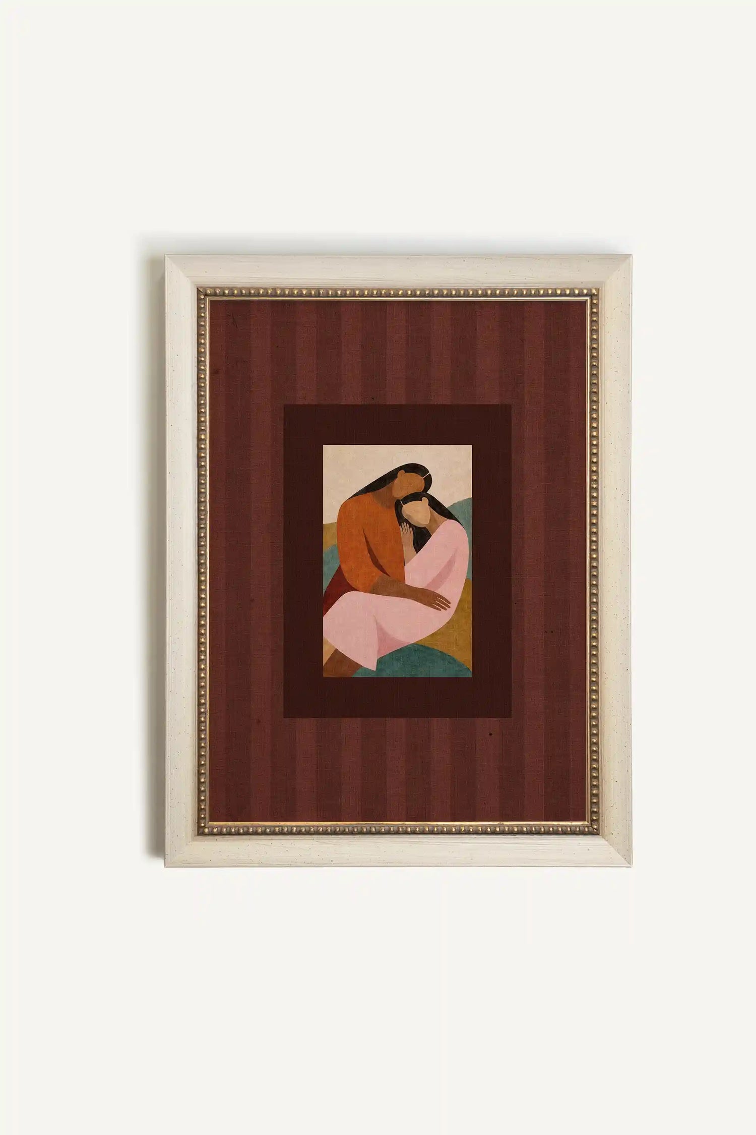 IN YOUR ARMS, Oeuvre sur toile rigide, encadré signature Atelier Dansereau