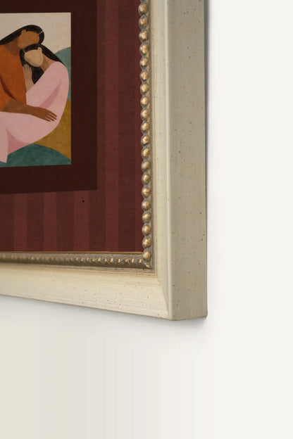 IN YOUR ARMS, Oeuvre sur toile rigide, encadré signature Atelier Dansereau