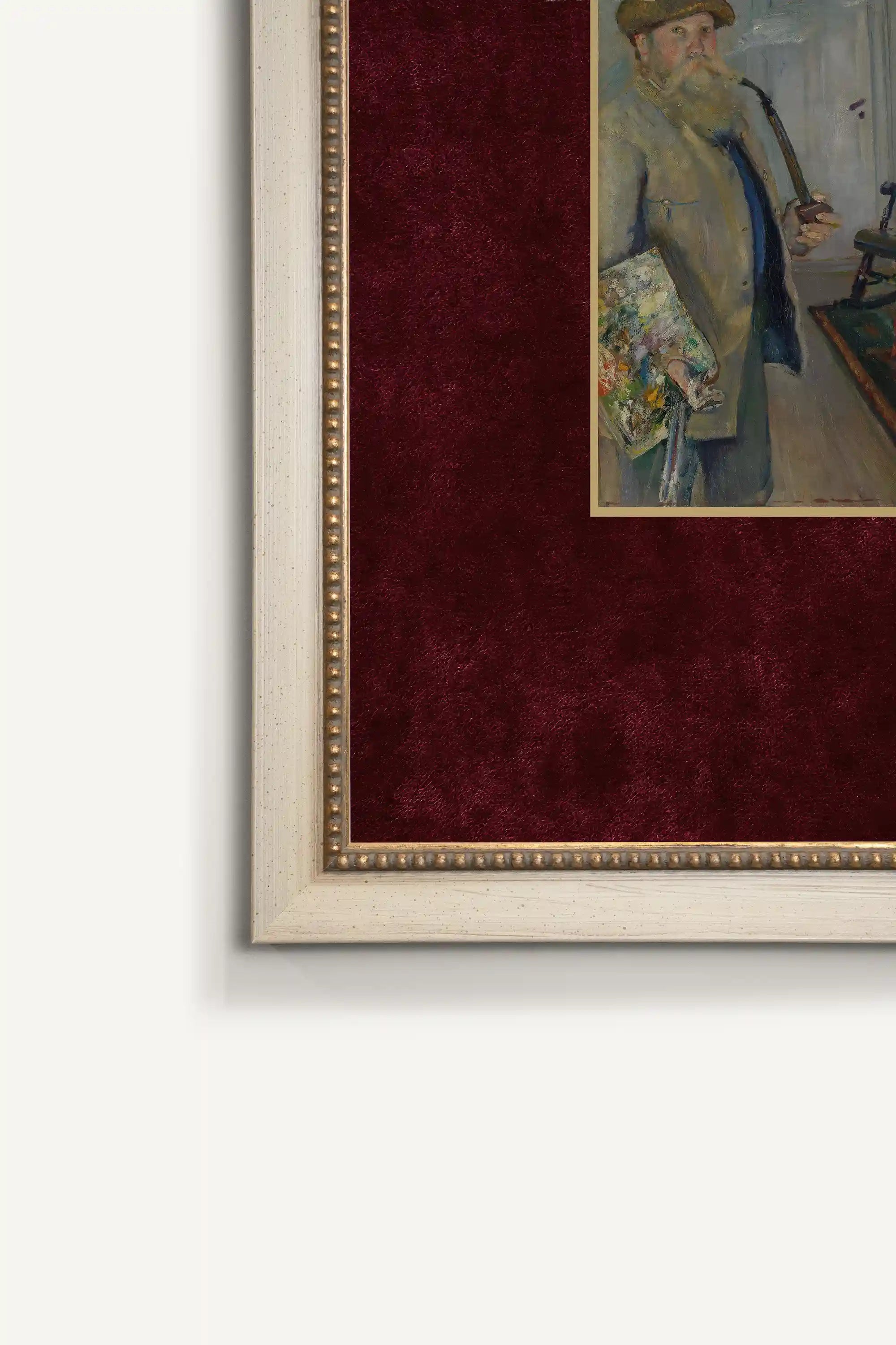 VELVET ATELIER, Work on canvas, framed signature Atelier Dansereau