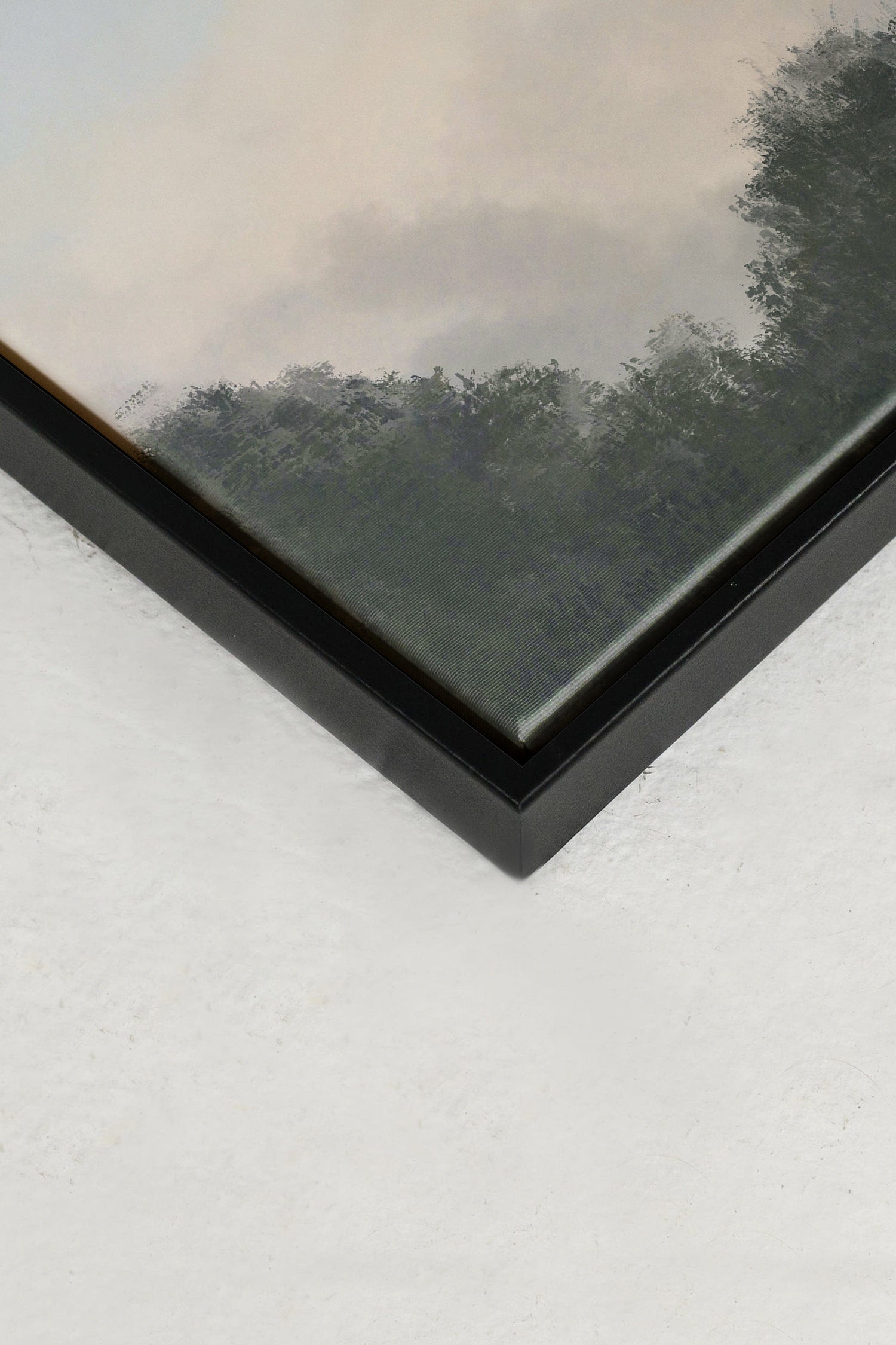 OLEKA CANVAS - DAWN II, Oeuvre sur toile étirée, encadré Noir