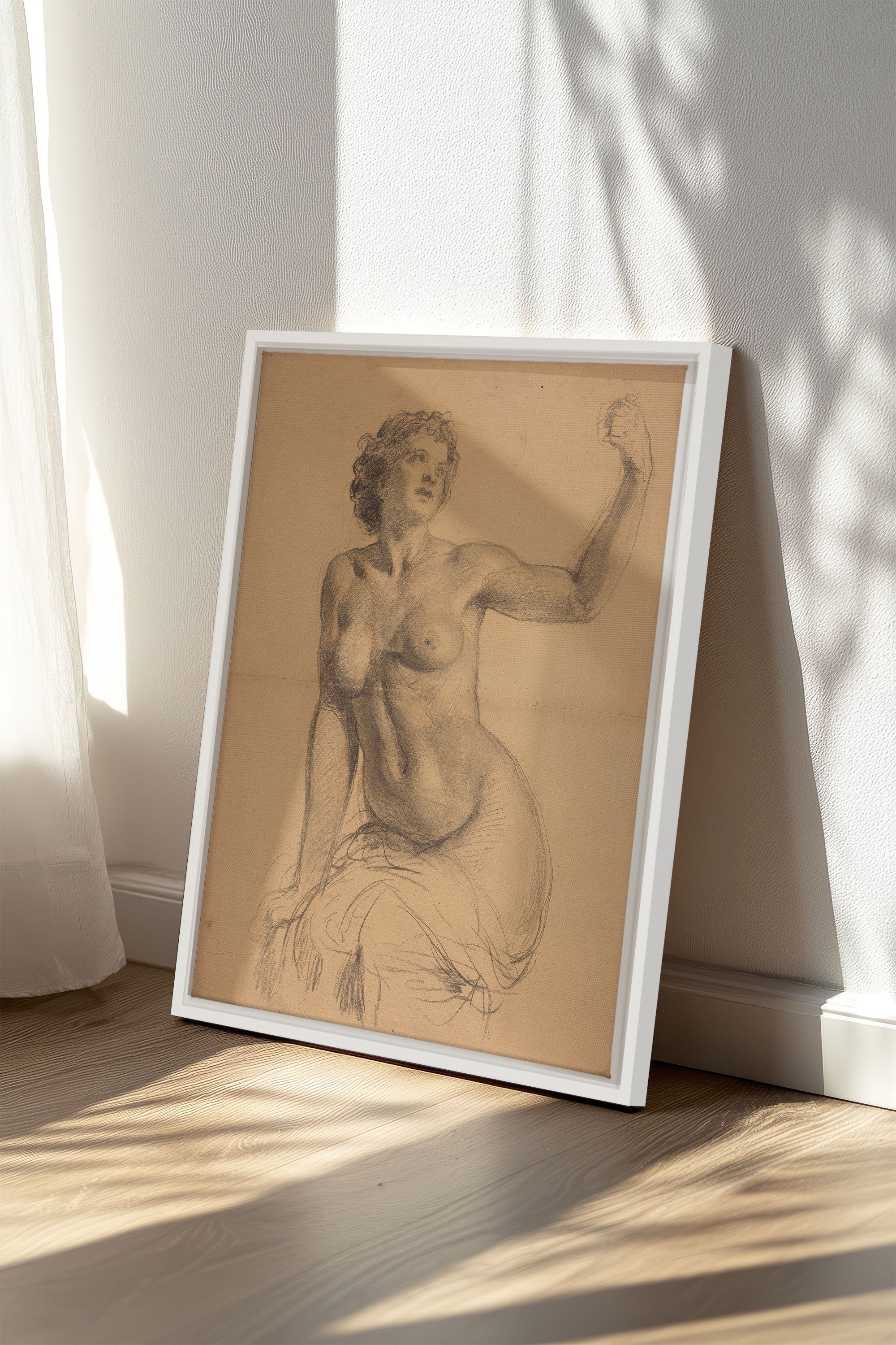 TIMELESS MUSE, Oeuvre sur toile étirée, encadré Blanc
