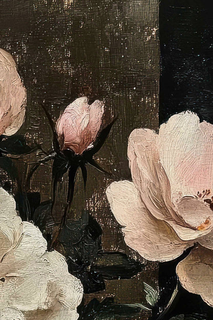 SOUFFLE BAROQUE, Oeuvre sur toile rigide, encadré Vintage Bronze