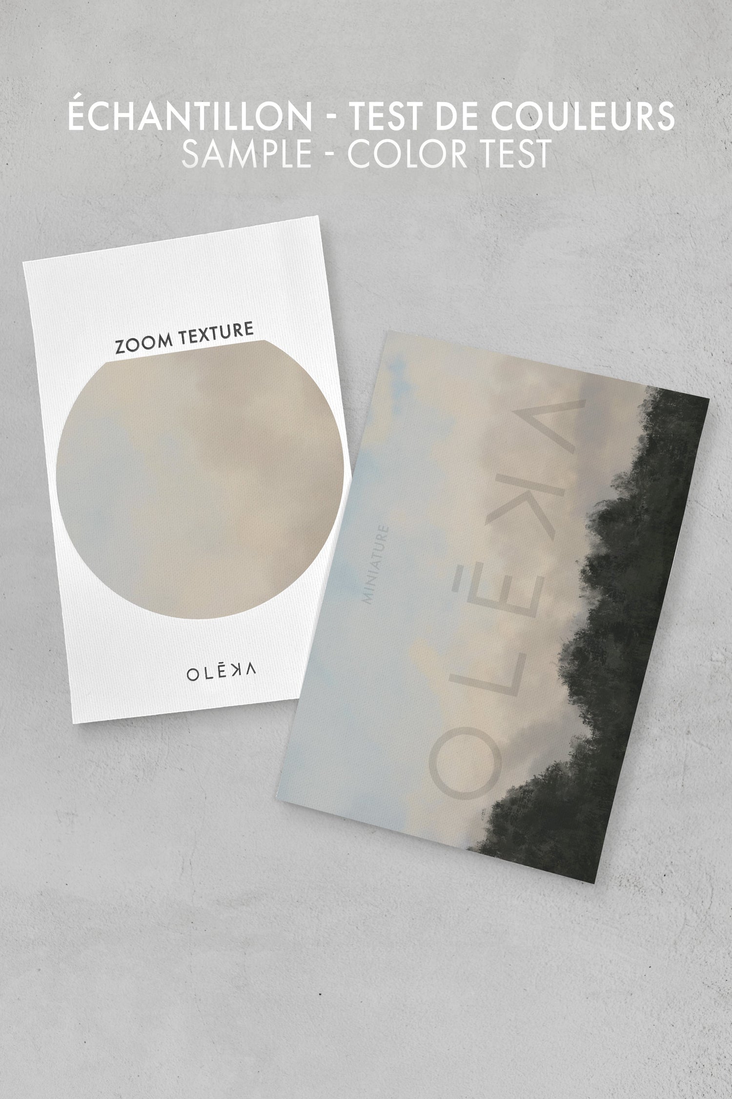 OLEKA CANVAS - DAWN, Oeuvre sur toile étirée, encadré Blanc