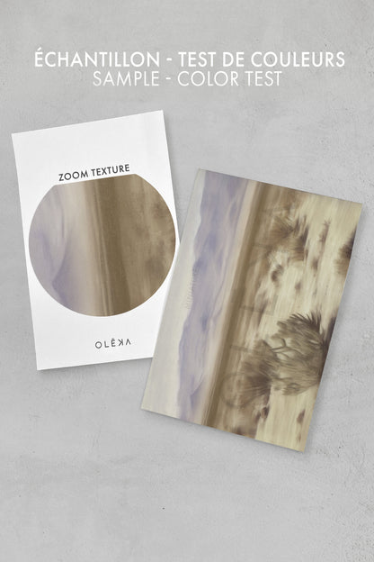 OLEKA CANVAS - DESERT, Oeuvre sur toile étirée, encadré Naturel Clair