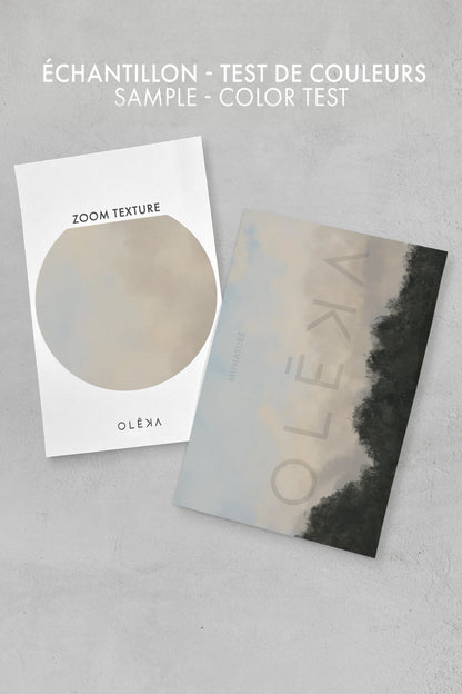 OLEKA CANVAS - DAWN II, Oeuvre sur toile étirée, encadré Brun Noyer