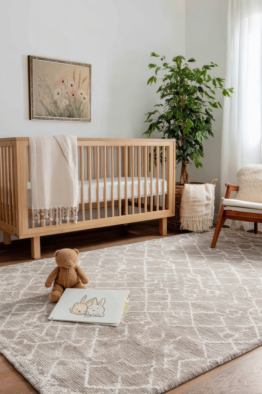 MÉLODIE DES CHAMPS, Oeuvre sur toile étirée, encadré Vintage Argent