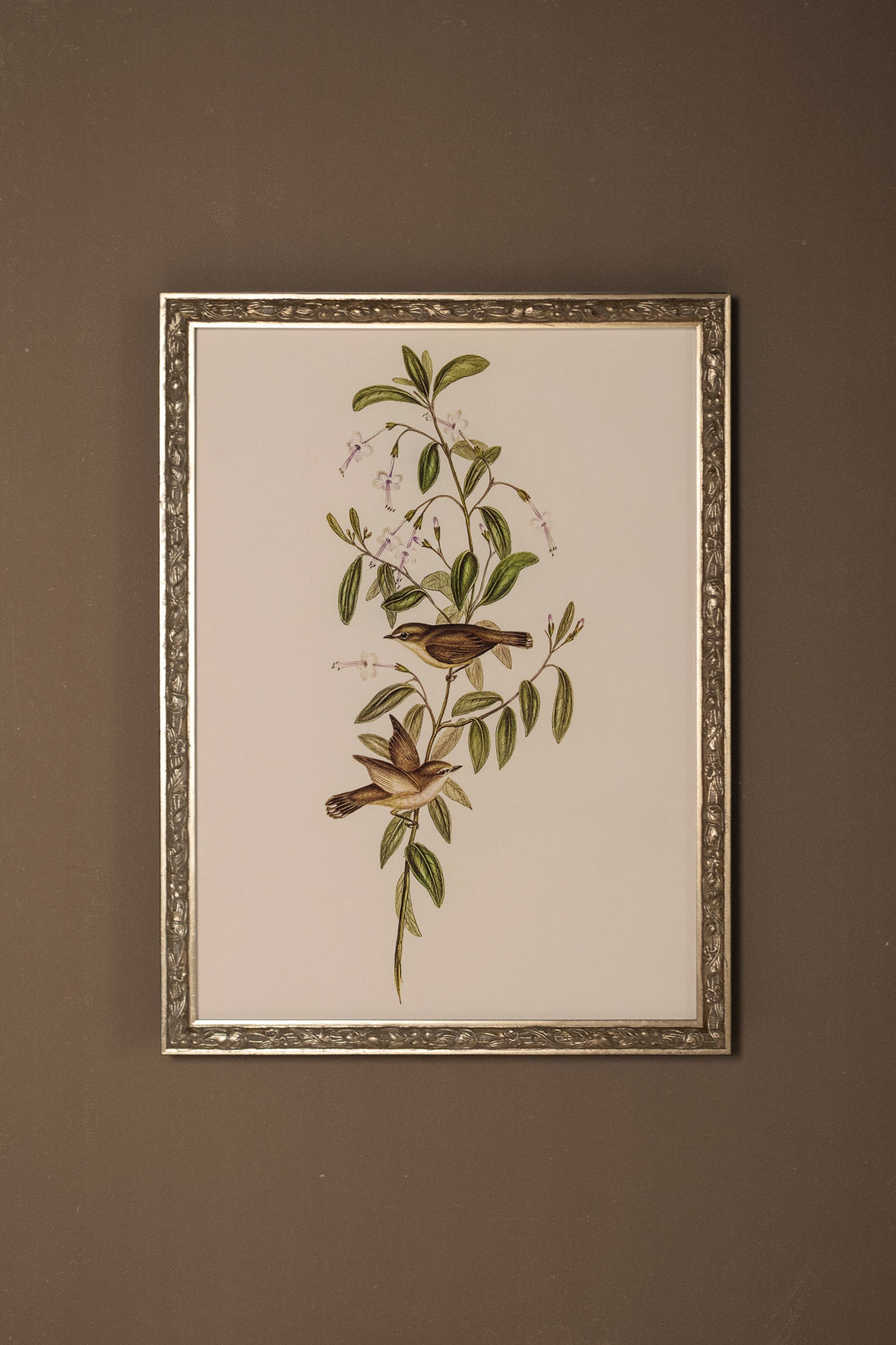 ÉVEIL PRINTANIER, Oeuvre sur toile rigide, encadré Vintage Argent