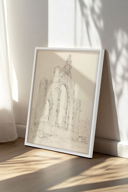 OLEKA CANVAS - SACRED REMAINS, Oeuvre sur toile étirée, encadré Blanc