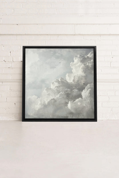 SKY DANCE, Artwork on stretched canvas, framed in black