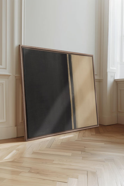 OLEKA CANVAS - SHIFTING SANDS, Oeuvre sur toile étirée, encadré Brun Chêne