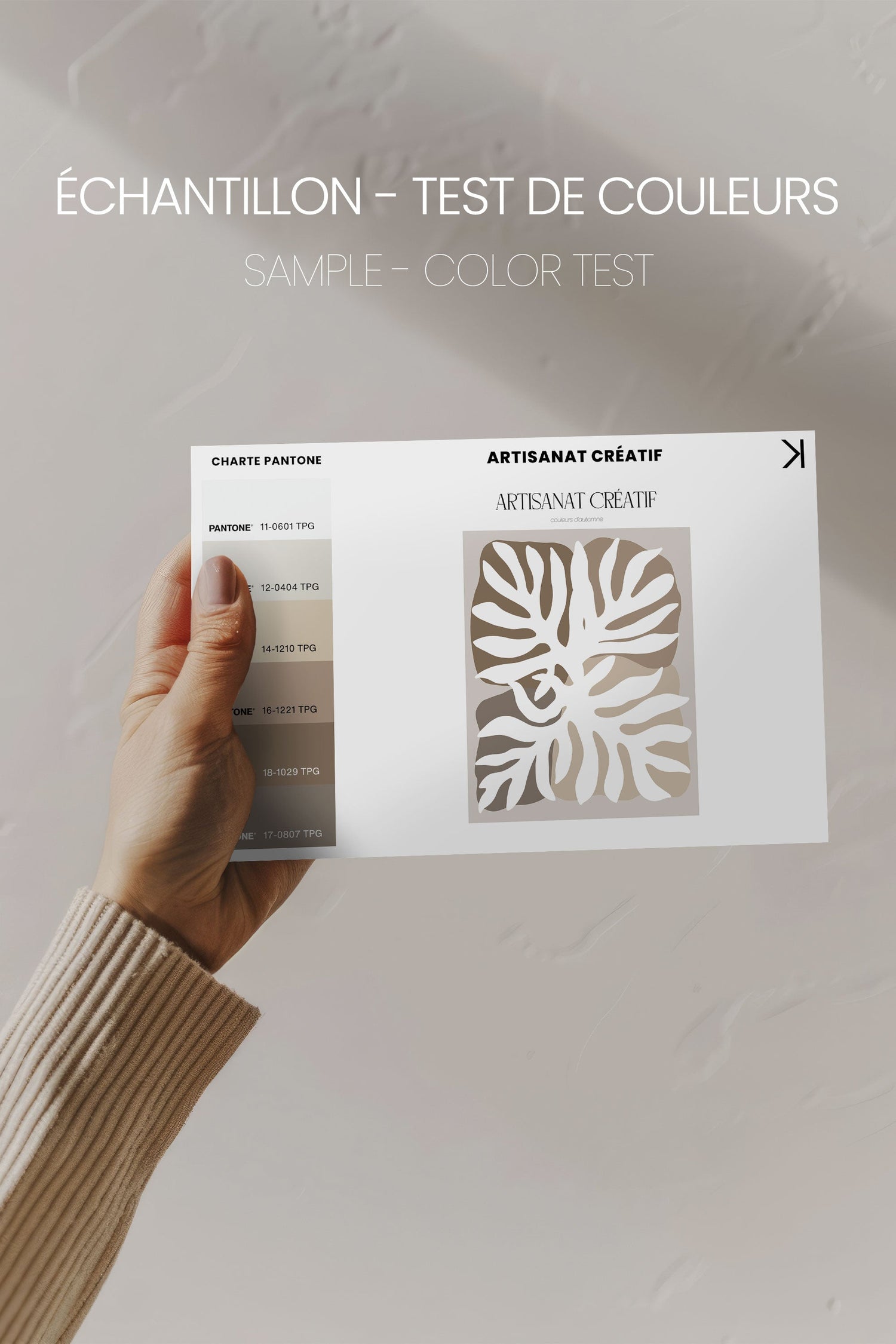 OLEKA CANVAS - ARTISANAT CRÉATIF, Oeuvre sur toile étirée, encadré Blanc