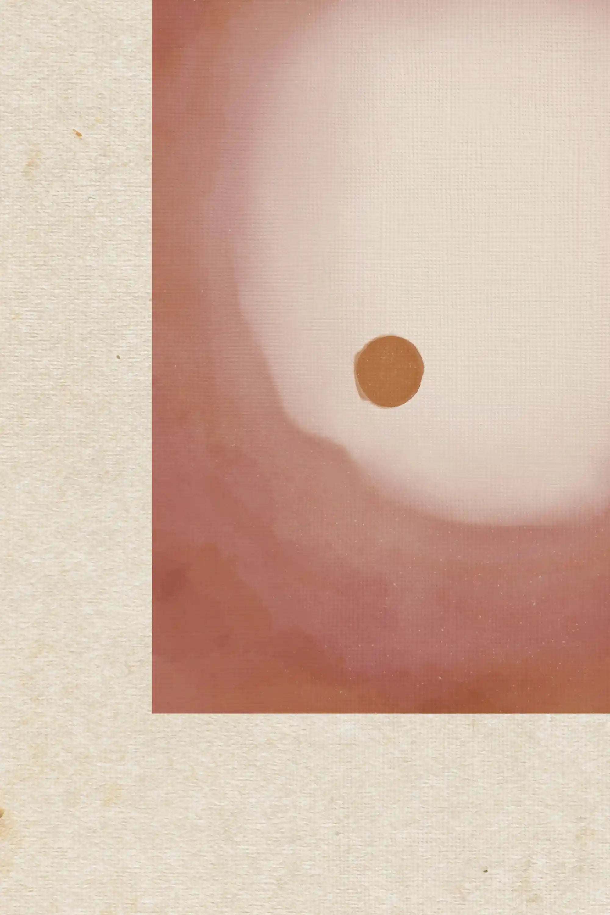 INNER LIGHT, Artwork on Rigid Canvas, Framed in Vintage Bronze