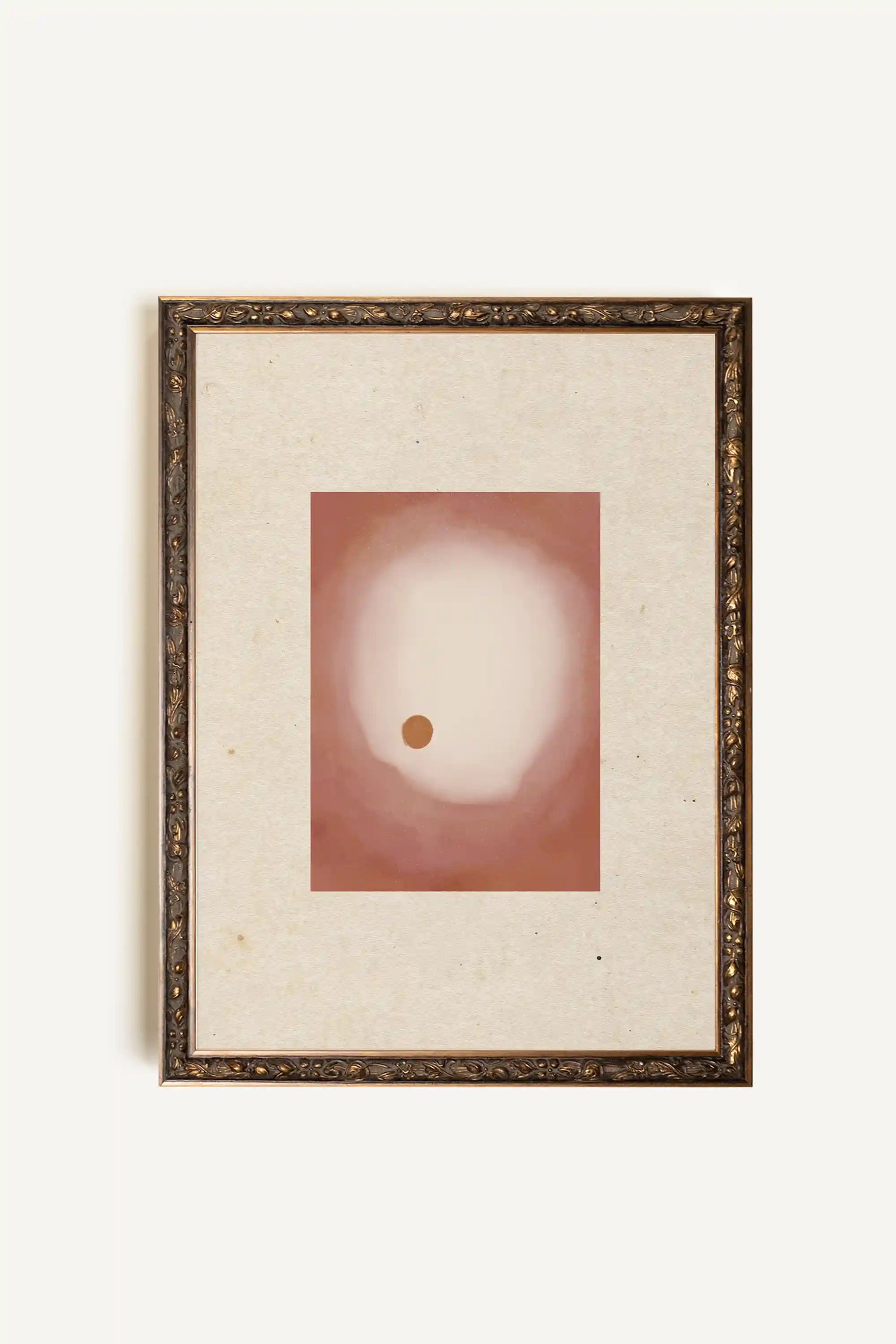 INNER LIGHT, Artwork on Rigid Canvas, Framed in Vintage Bronze