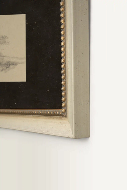 THE RESTING SWAN, Oeuvre sur toile rigide, encadré signature Atelier Dansereau