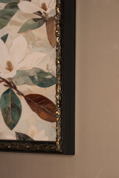 JARDIN INTEMPOREL, Oeuvre sur toile rigide, encadré Vintage Bronze