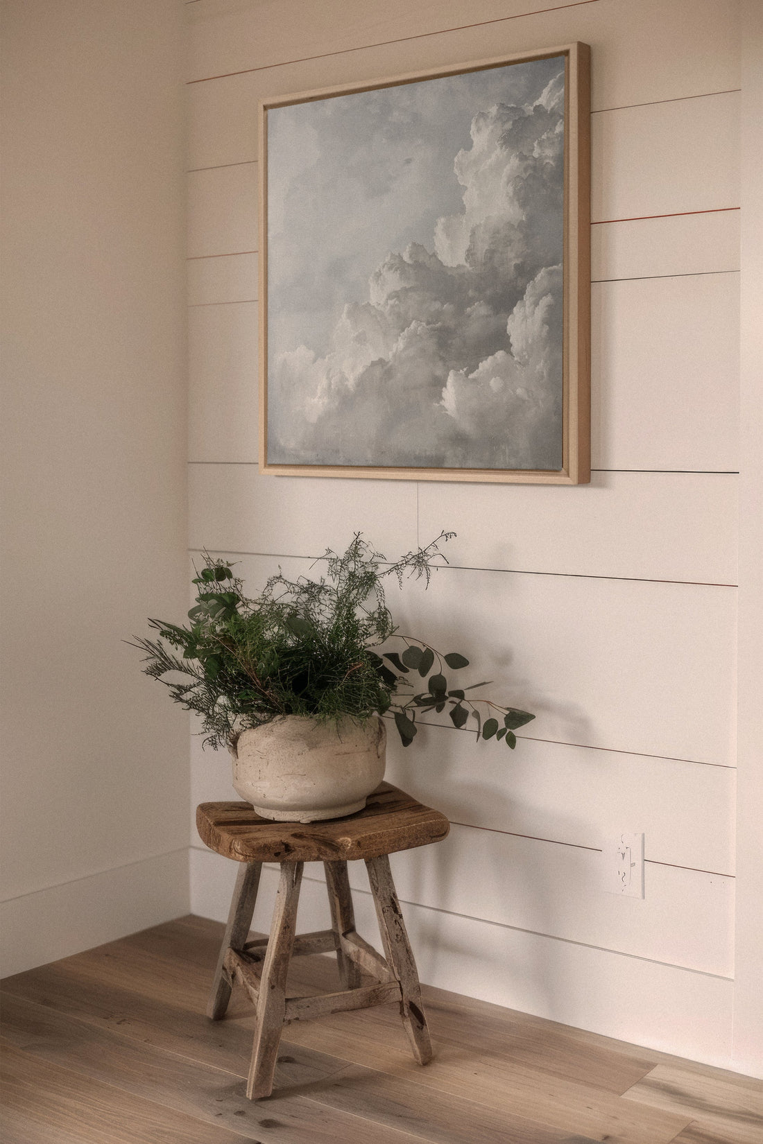 OLEKA CANVAS - SKY DANCE, Oeuvre sur toile étirée, encadré Naturel Clair