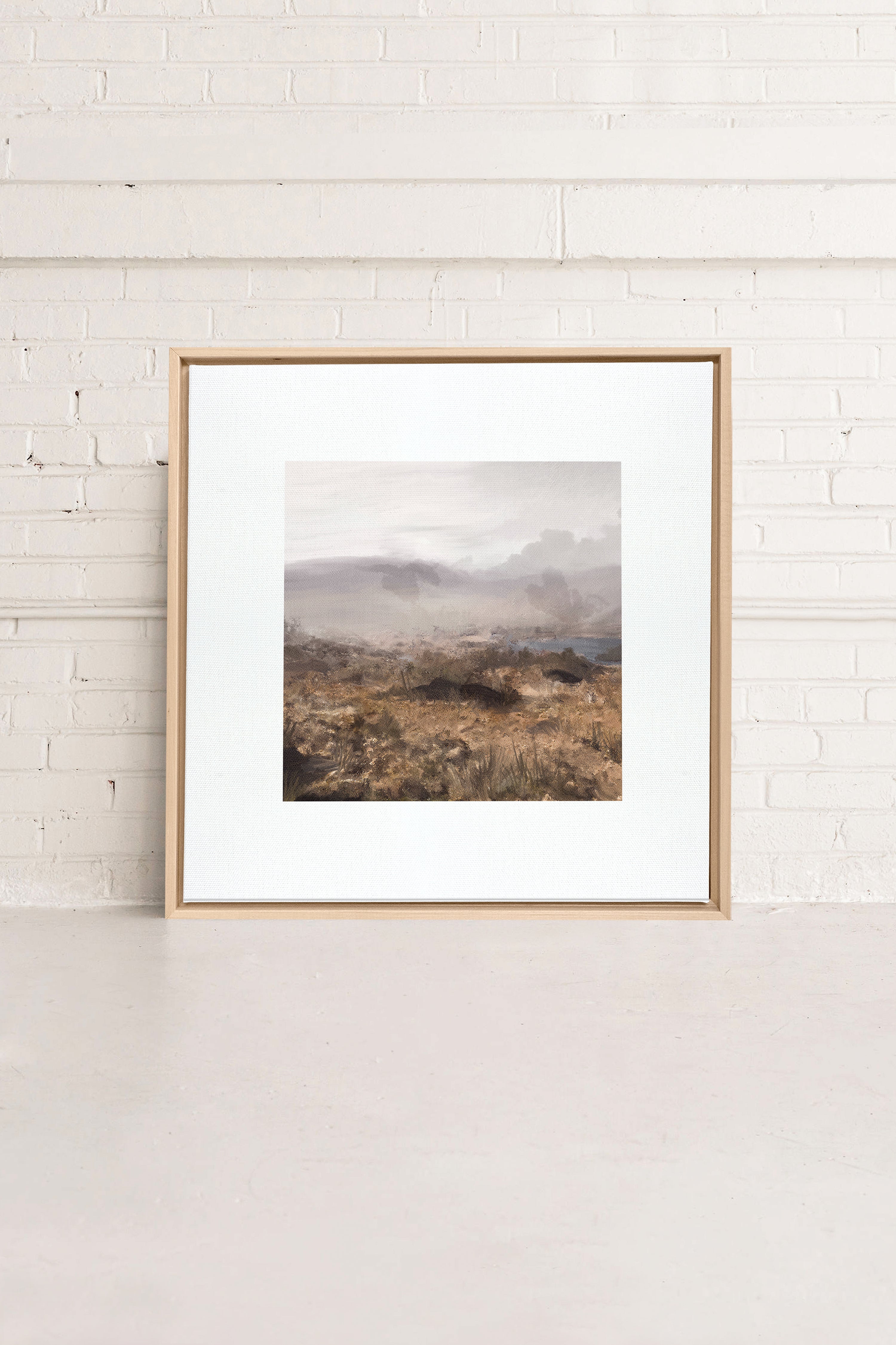 OLEKA CANVAS - THE EMERALD WILDS, Oeuvre sur toile étirée, encadré Naturel Clair