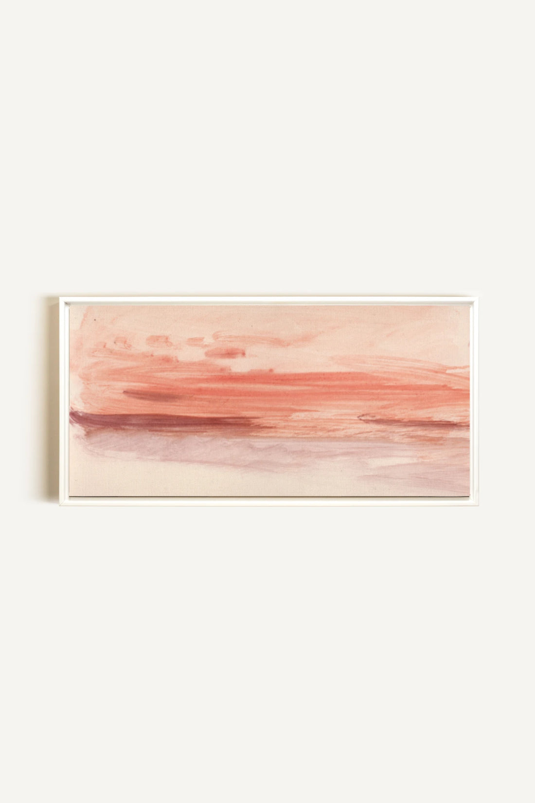 SABLE ROSÉ, Artwork on stretched canvas, framed in white