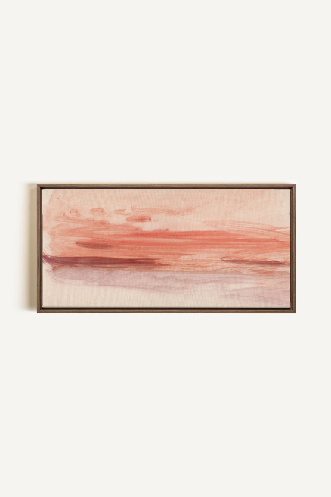 SABLE ROSÉ, Artwork on stretched canvas, framed in Brown Oak