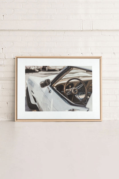 LUXURY RIDE, Oeuvre sur toile étirée, encadré Naturel Clair