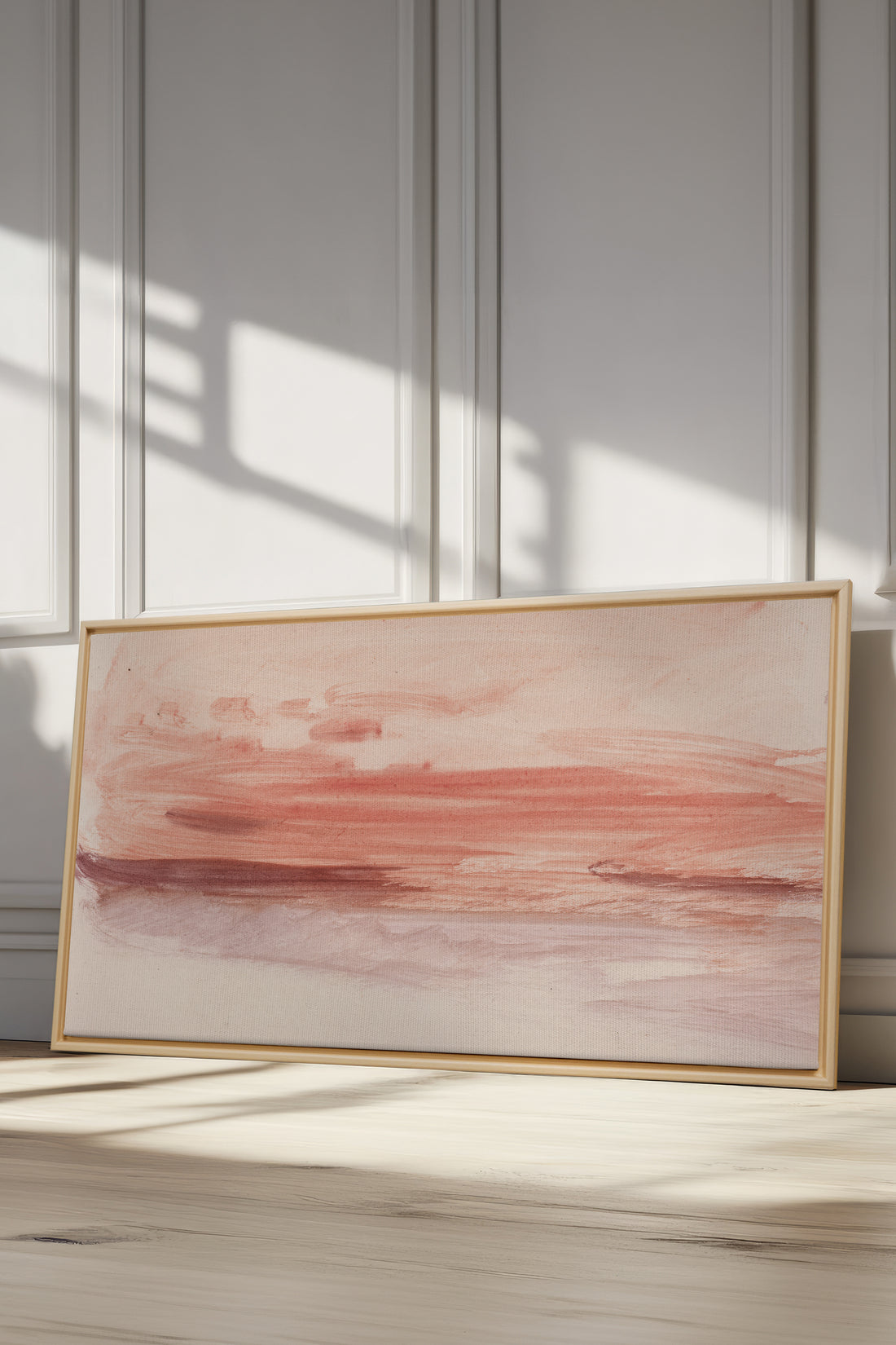 SABLE ROSÉ, Artwork on stretched canvas, framed Natural Light