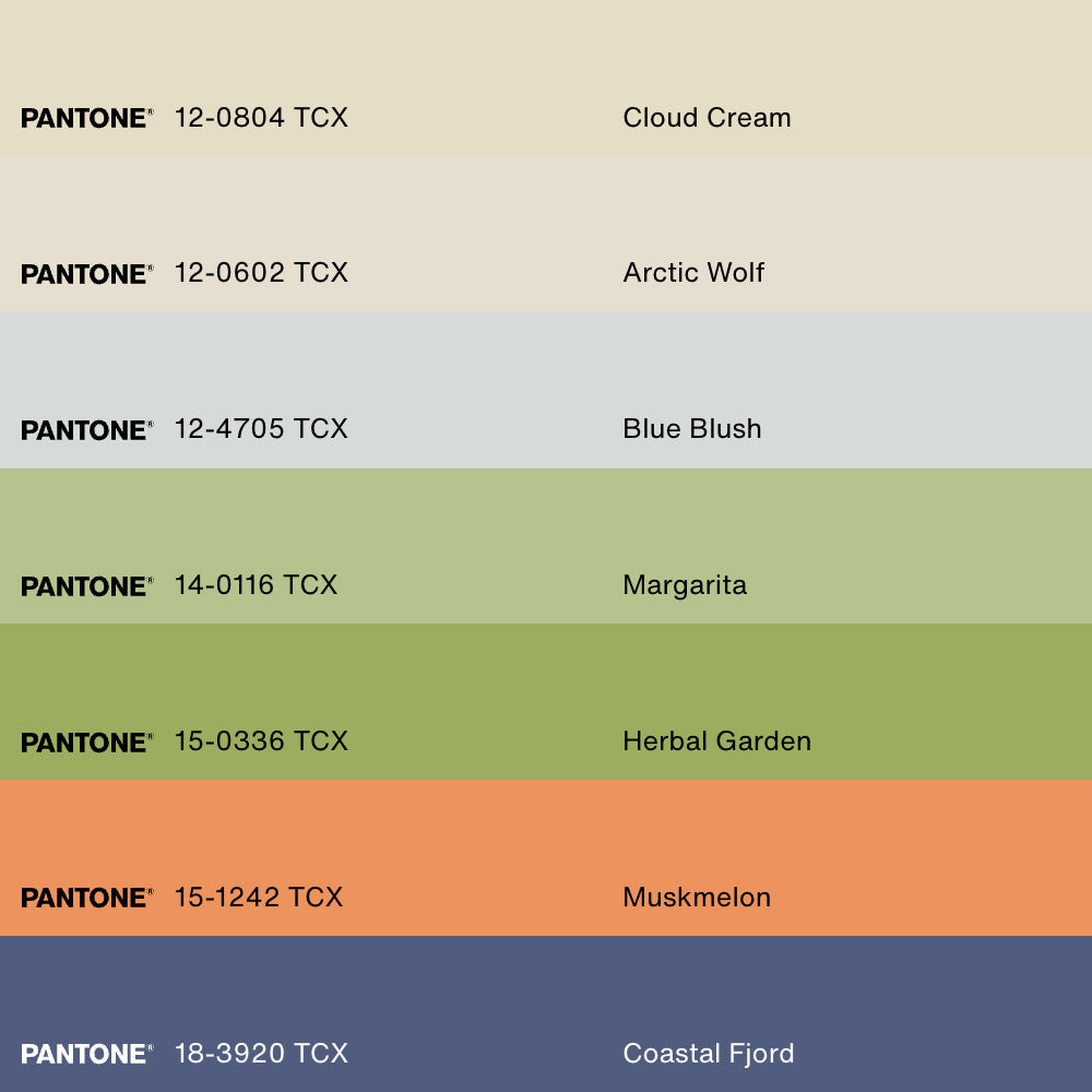 PALETTE GOURMANDE, Artwork on stretched canvas, framed Natural Light