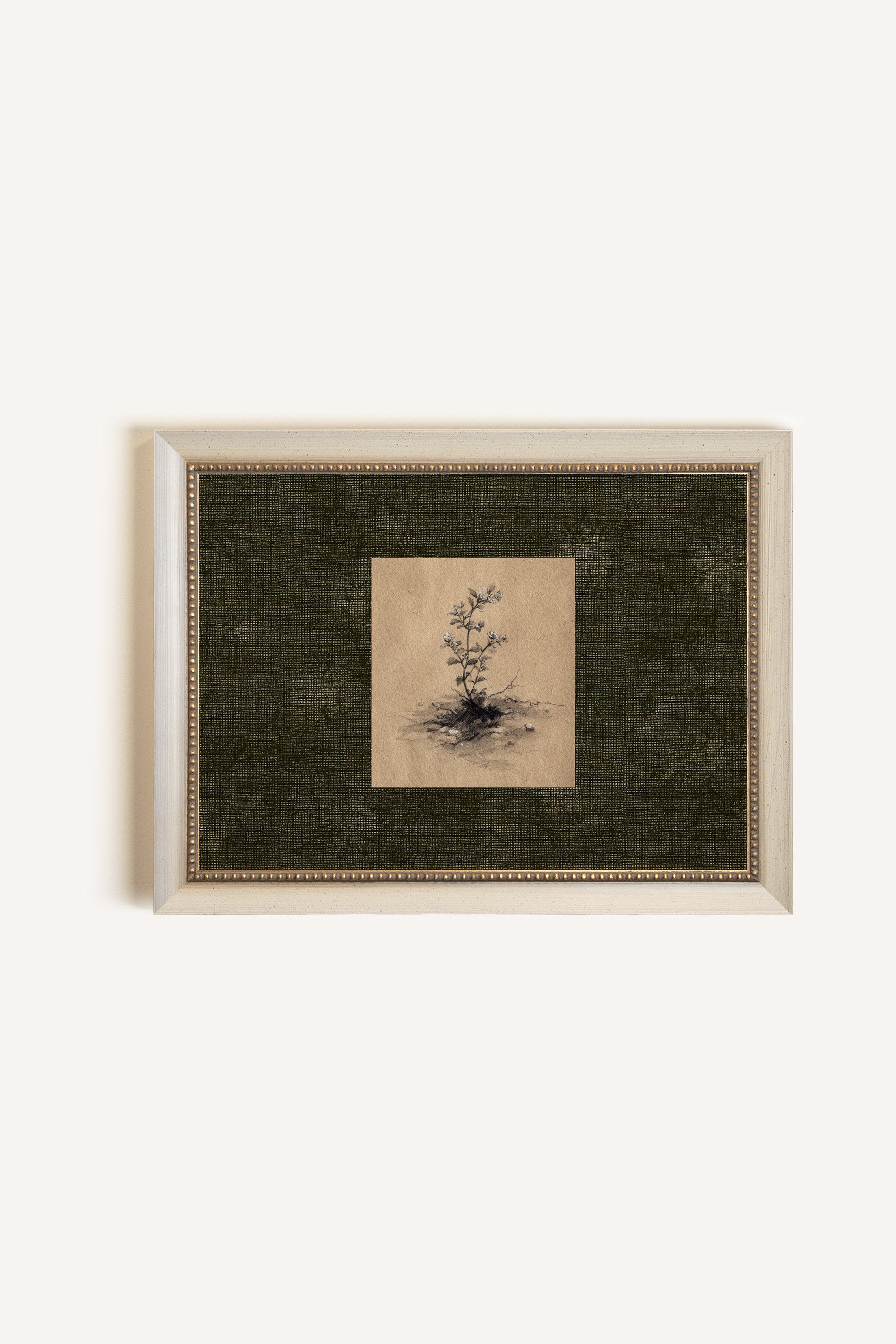 ÉVEIL DE LA TERRE, Oeuvre sur toile rigide, encadré signature Atelier Dansereau