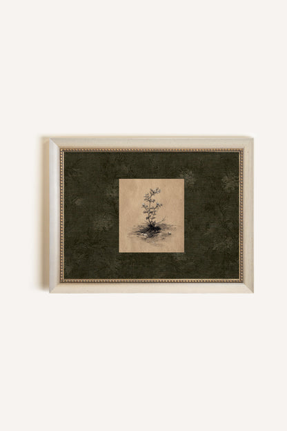 ÉVEIL DE LA TERRE, Oeuvre sur toile rigide, encadré signature Atelier Dansereau