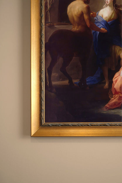 LÉGENDE IMMORTELLE, Oeuvre sur toile rigide, encadré Vintage Or