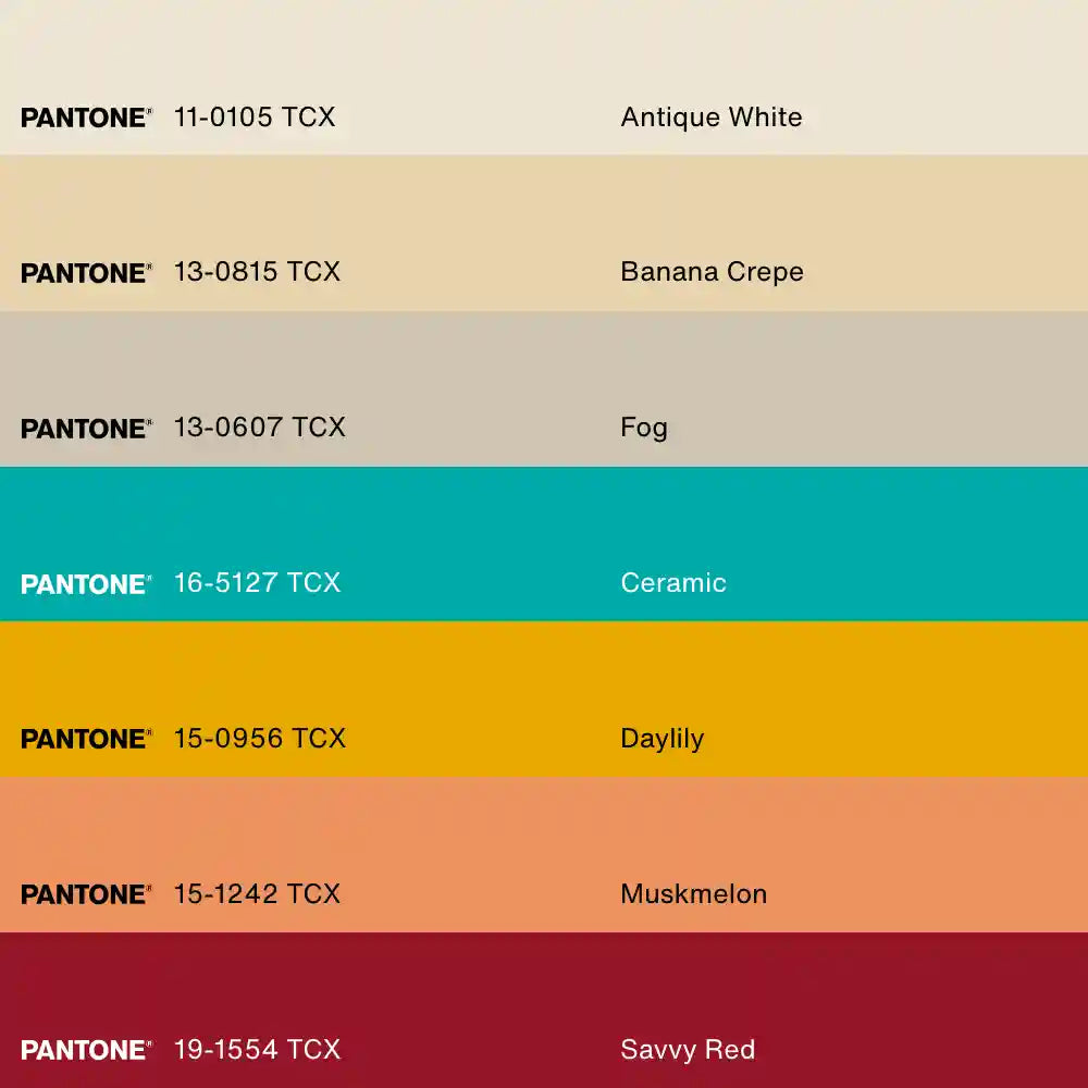 COLOR RUSH, Oeuvre sur toile étirée, encadré Naturel Clair