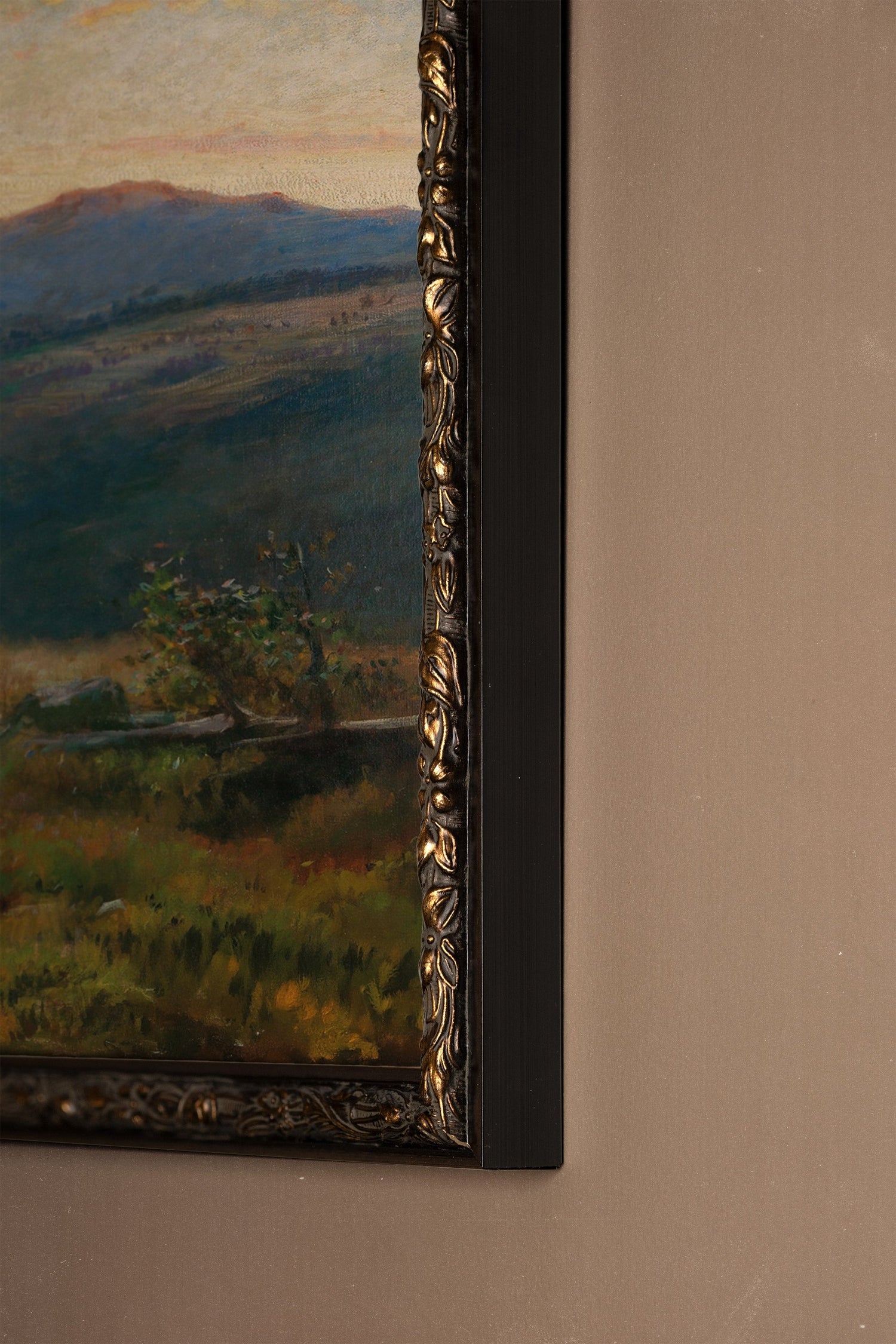 ÂME DE LA FORÊT, Oeuvre sur toile rigide, encadré Vintage Bronze