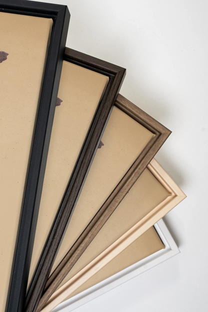 MÉTAMORPHOSE, Work on stretched canvas, framed Naturel Clair