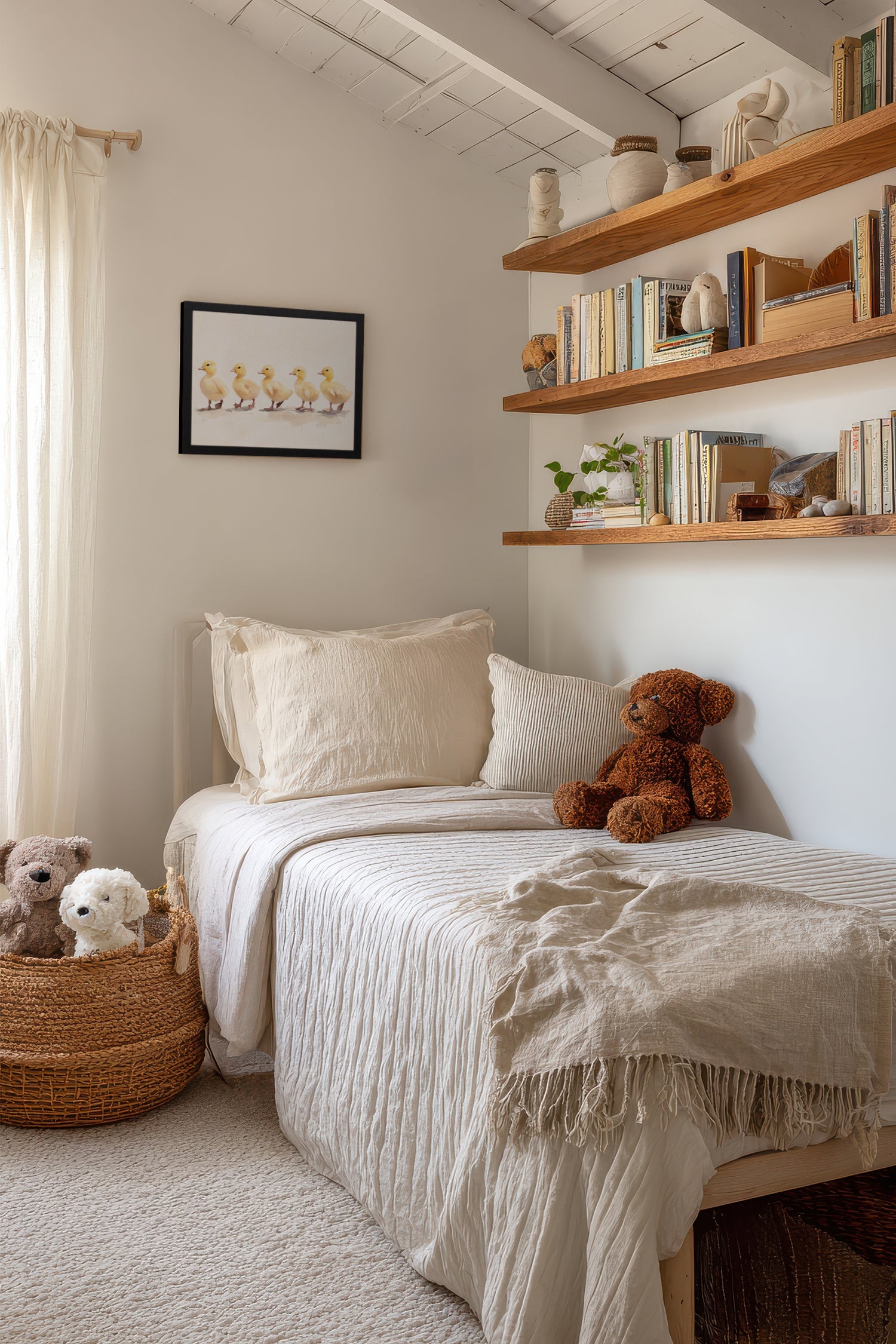 PETITE MARCHÉE, Artwork on rigid canvas, framed in black