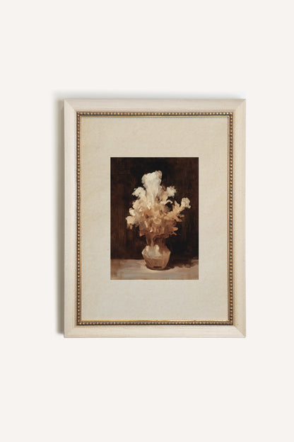 GOLDEN PETALS, Work on canvas, framed signature Atelier Dansereau