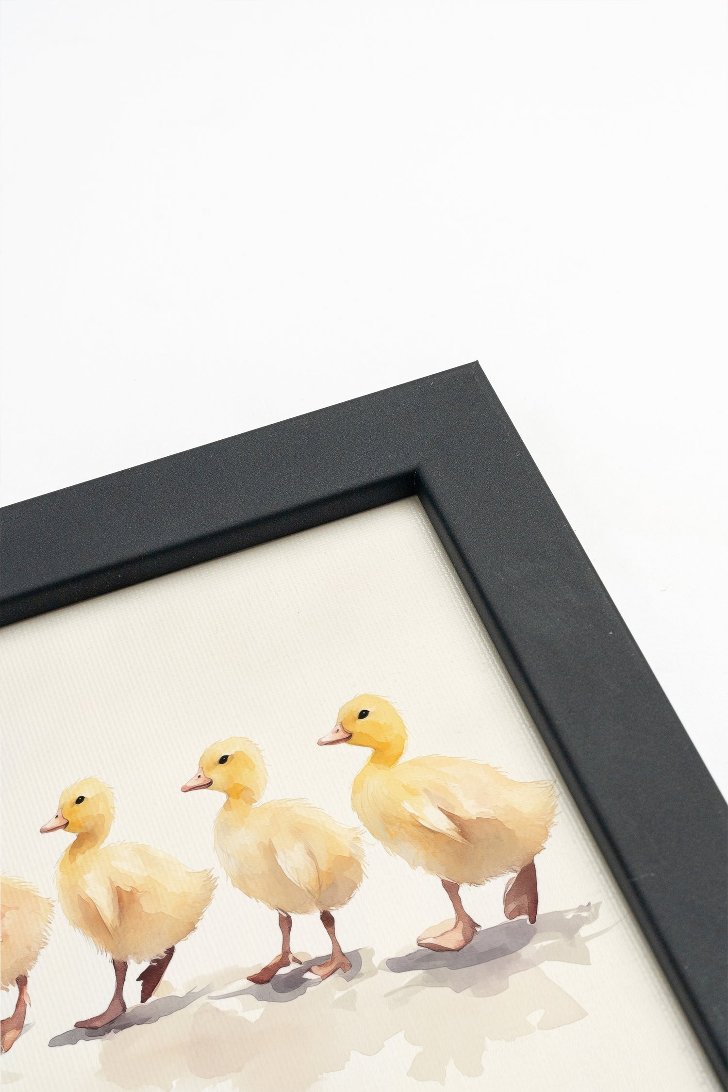 PETITE MARCHÉE, Artwork on rigid canvas, framed in black