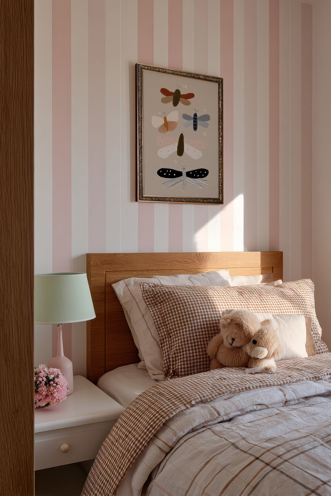 FLIGHT OF COLORS, Artwork on rigid canvas, framed in Vintage Bronze