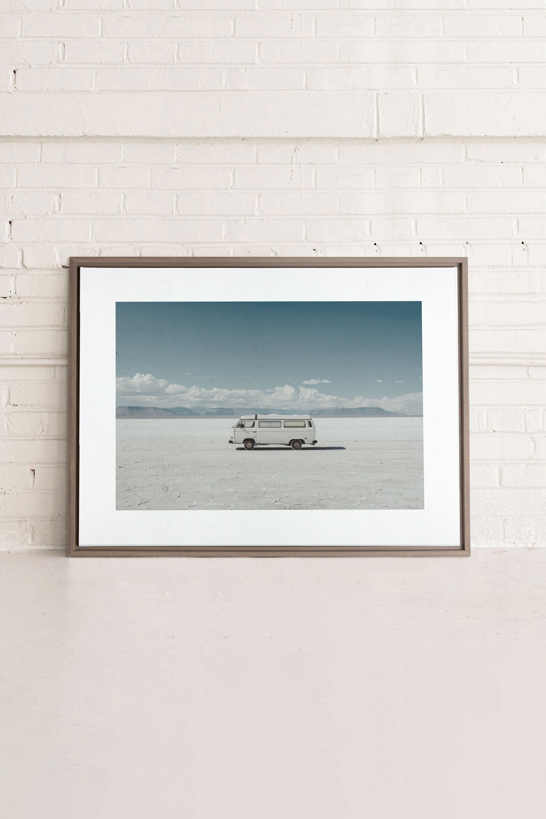 OLEKA CANVAS - WILDERNESS, Oeuvre sur toile étirée, encadré Brun Chêne