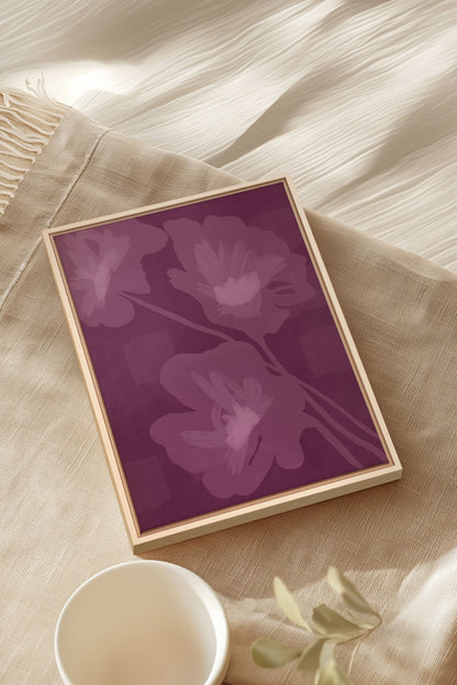 OLEKA CANVAS - DEEP HARMONY, Oeuvre sur toile étirée, encadré Naturel Clair